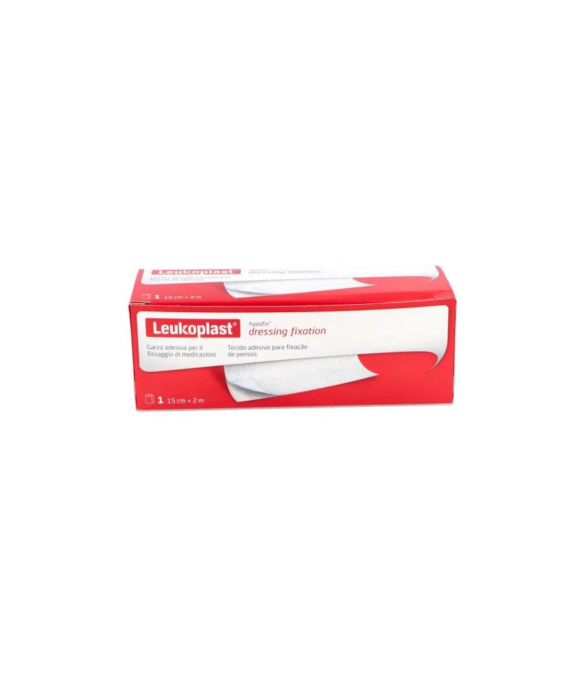 Fixation Hypafix Leukoplast 15cmx2m - Maintien parfait des pansements