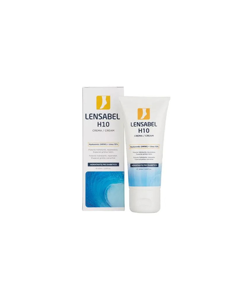 Crème hydratante pour pied diabétique Lensabel H10 - 60ml