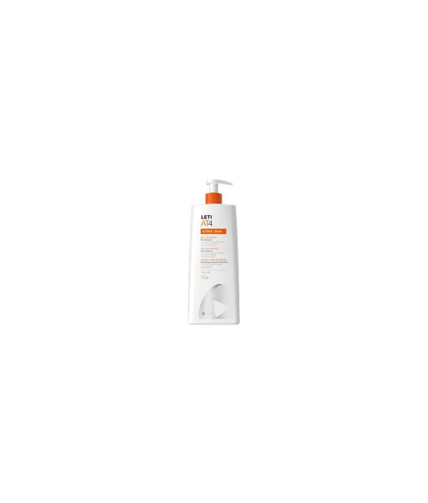 Gel de bain apaisant pour peaux atopiques Leti At4 250ml