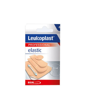 20 unités de pansements adhésifs élastiques Leukoplast Elastic, assortis