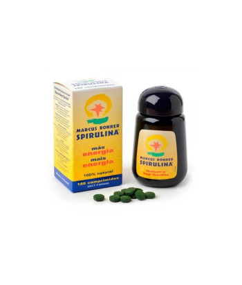 Marcus Rohrer Spirulina 180 Capsules - Super Aliment Vert