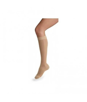 Bas de contention Viadol, taille L beige - compression normale