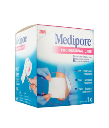 Ruban Non Tissé 3m Medipore, 10cmx10m - Confortable et fiable
