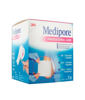 Ruban Non Tissé 3m Medipore, 10cmx10m - Confortable et fiable