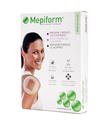 Pansements Mepiform pour cicatrices - Lot de 5, 5x7,5cm