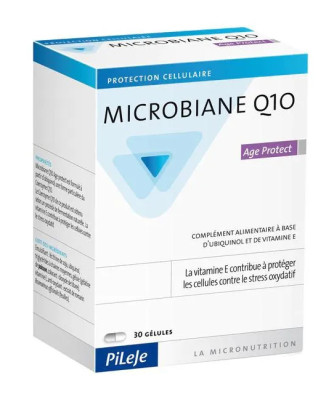 Pileje Microbiane Q10 Age Protect 30 Gélules - Protégez votre peau