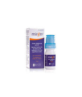 Protégez vos yeux avec Brill Pharma Miren Gouttes Oculaires Anti-UV 10ml