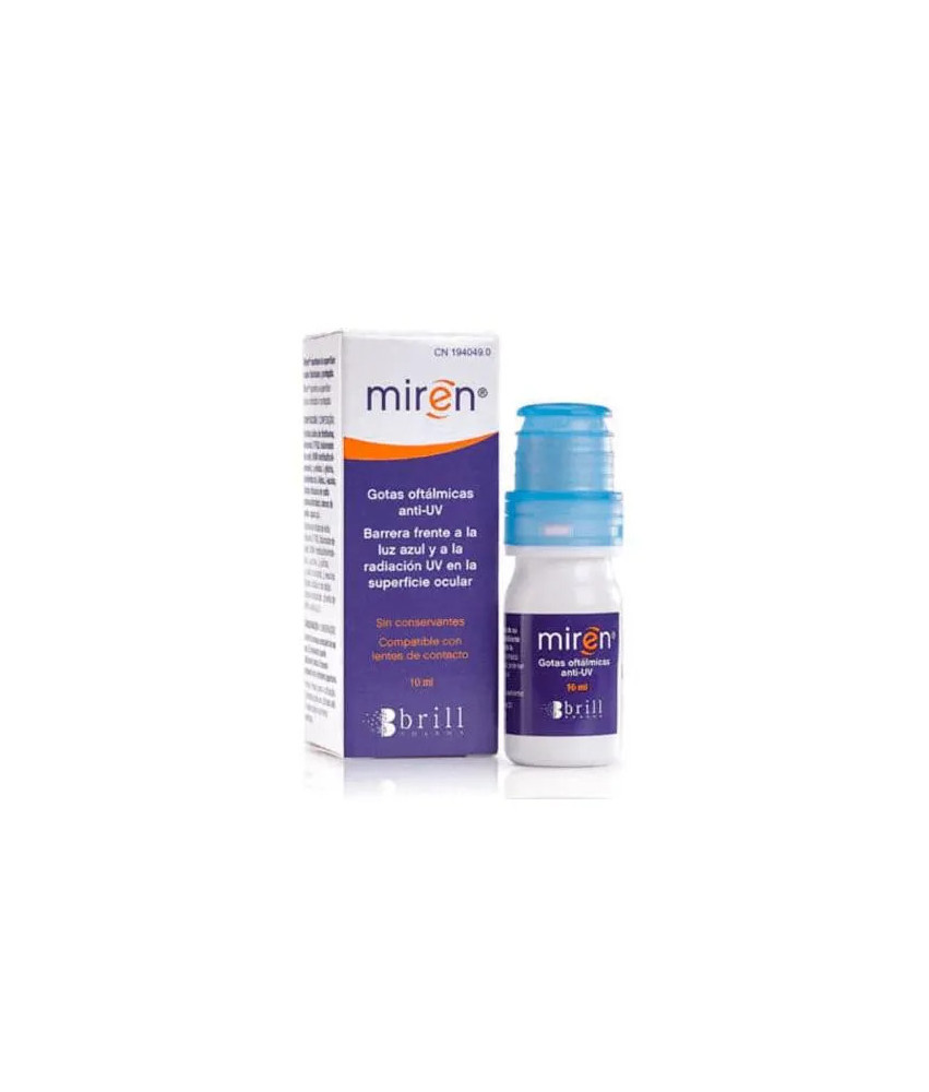 Protégez vos yeux avec Brill Pharma Miren Gouttes Oculaires Anti-UV 10ml