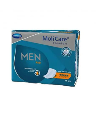 Protège-slips Molicare Hartmann Premium Men - 14 unités
