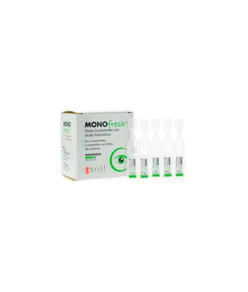 Gouttes hydratantes pour les yeux Brill Pharma - 30 unidoses x 0,4ml