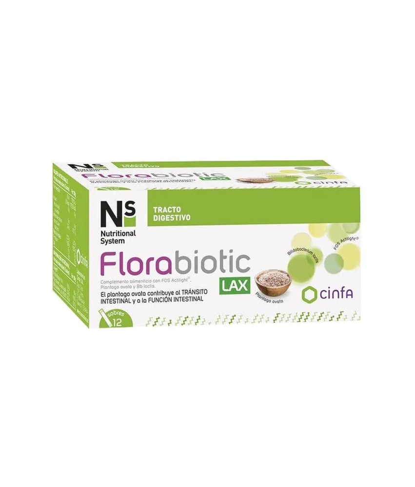N + S Florabiotic Lax 12 Sobres: Solution Digestion Naturelle