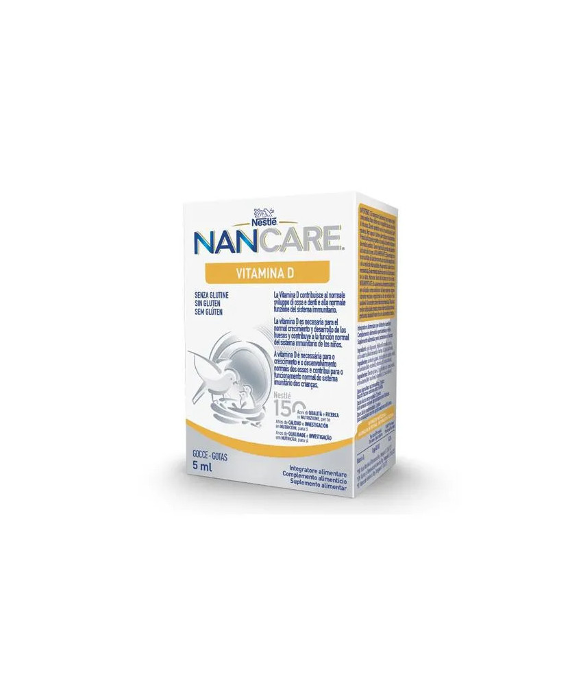 Nestle Nancare Vitamine D En Gouttes 5ml - Renforcez la santé de votre bébé
