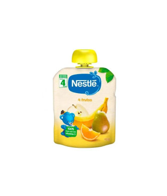 Nestle 3x Purée 4 Fruits 6 Mois 90g: Délicieuse Découverte!