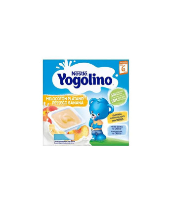 Délicieux Nestlé Yogolino Melocotón y Plátano pour bébé !