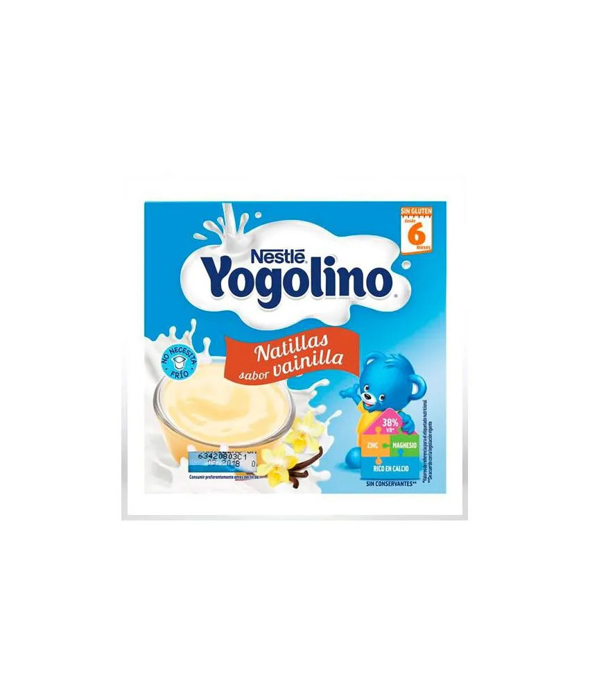 Crème Vanille Nestlé pour Bébé - Pack de 4 x 100g
