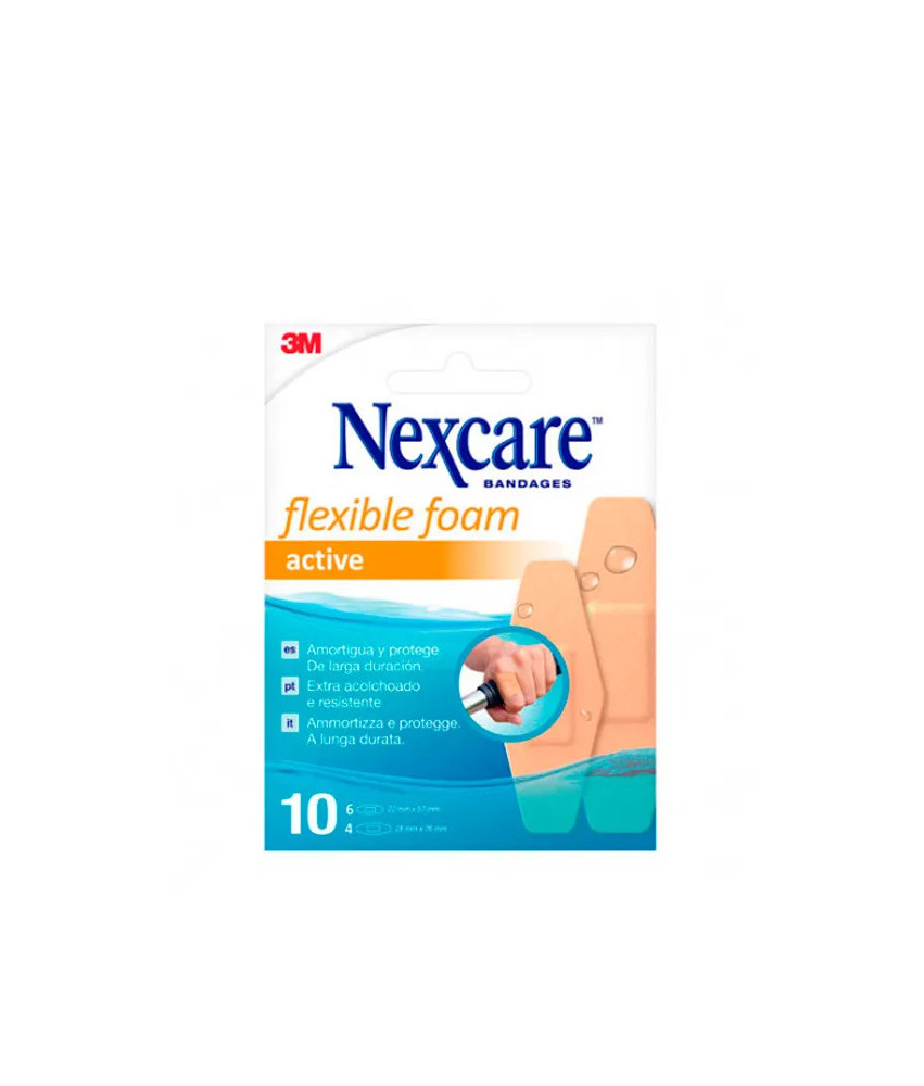 Bandes actives Nexcare assorties 10 pièces