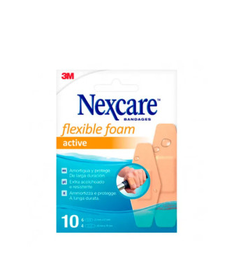 Bandes actives Nexcare assorties 10 pièces