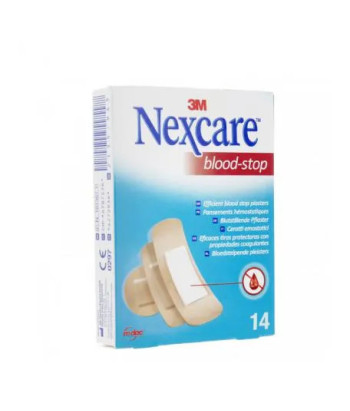 Arrêtez le sang efficacement avec Blood Stop Surtido 14 Unidades Nexcare