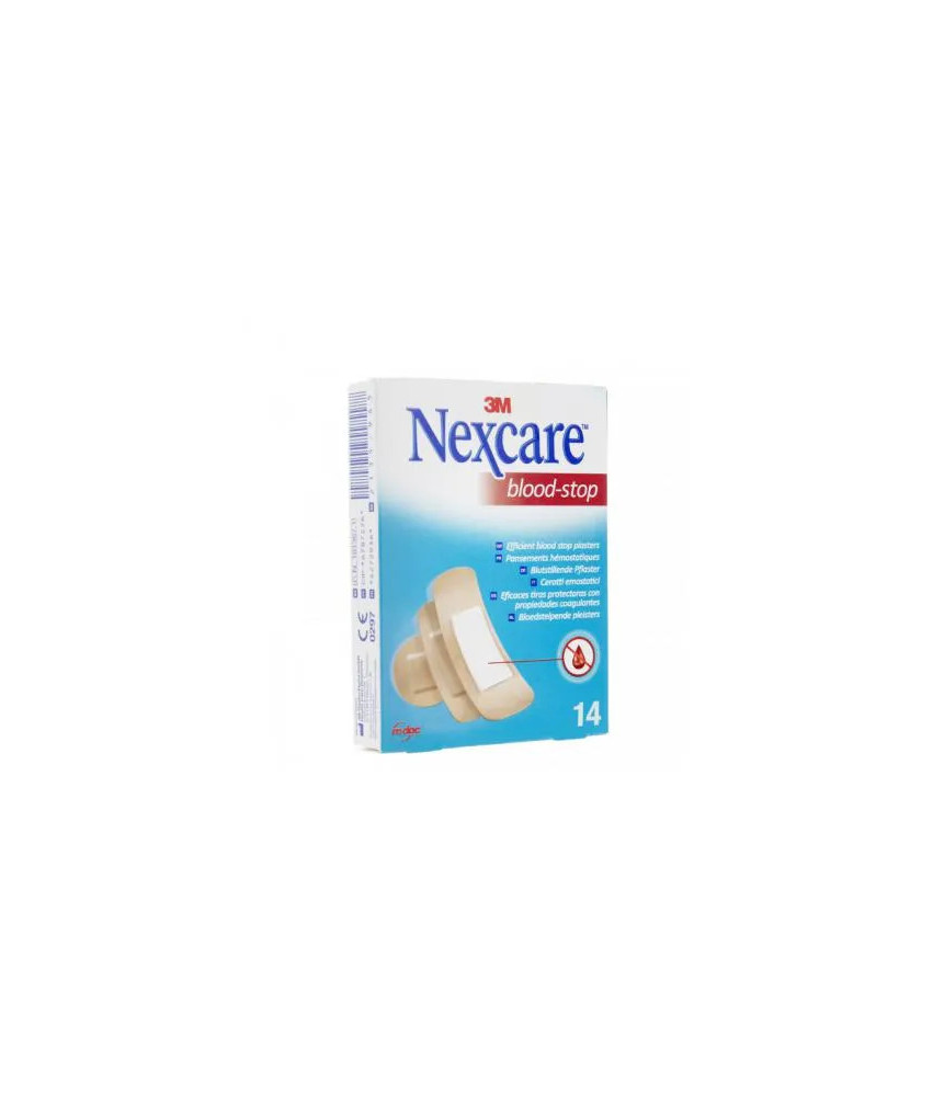 Arrêtez le sang efficacement avec Blood Stop Surtido 14 Unidades Nexcare
