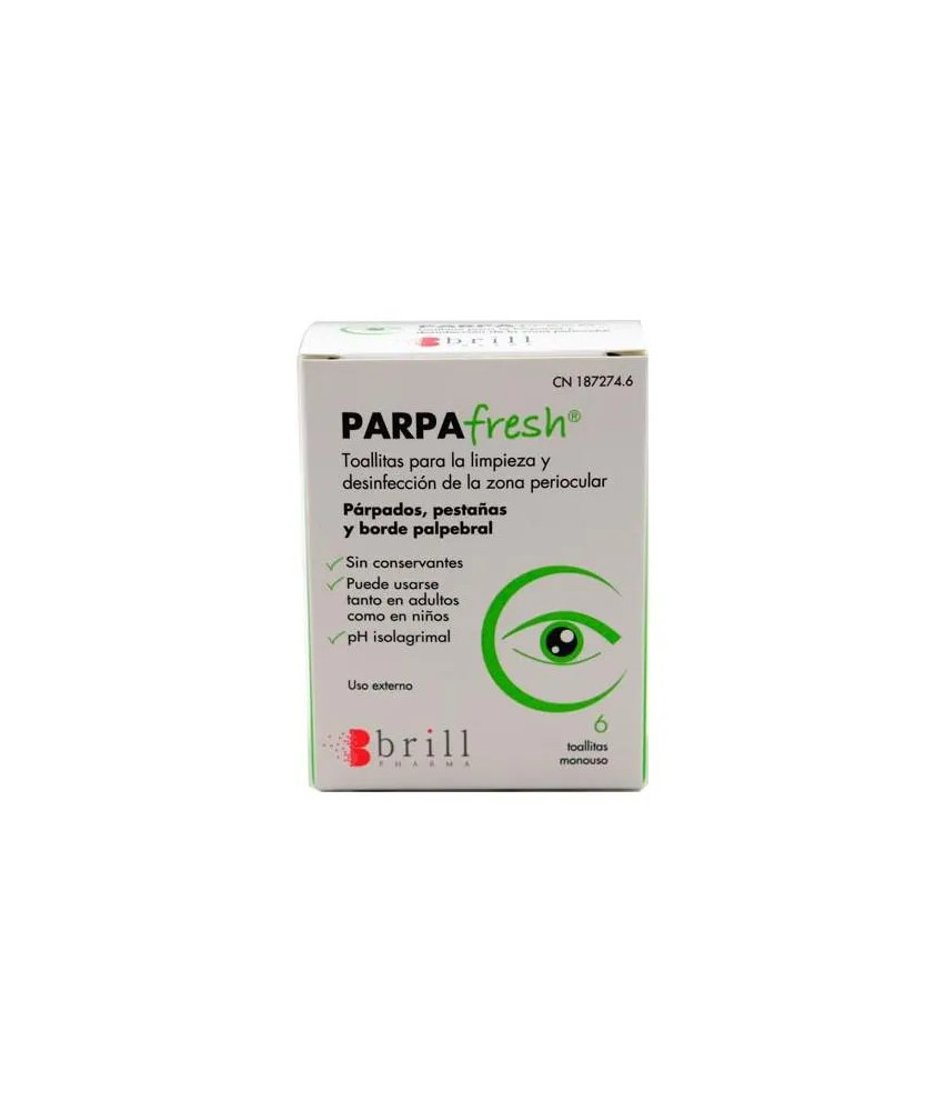 Hylo Parpafresh Toallitas Oculaires: 6 Unités pour des yeux frais