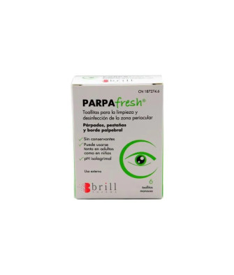 Hylo Parpafresh Toallitas Oculaires: 6 Unités pour des yeux frais