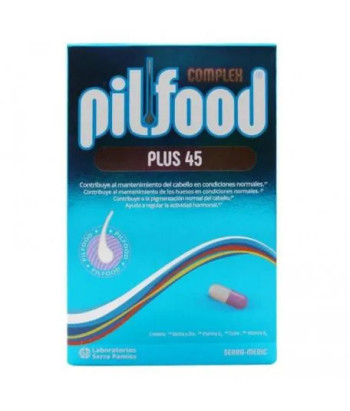 Pilfood Plus 45 90 Capsules - Renforcez vos cheveux et ongles