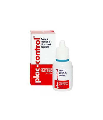 Révélateur de plaque liquide Plac-Control 15ml : Pour une hygiène bucco-dentaire optimale