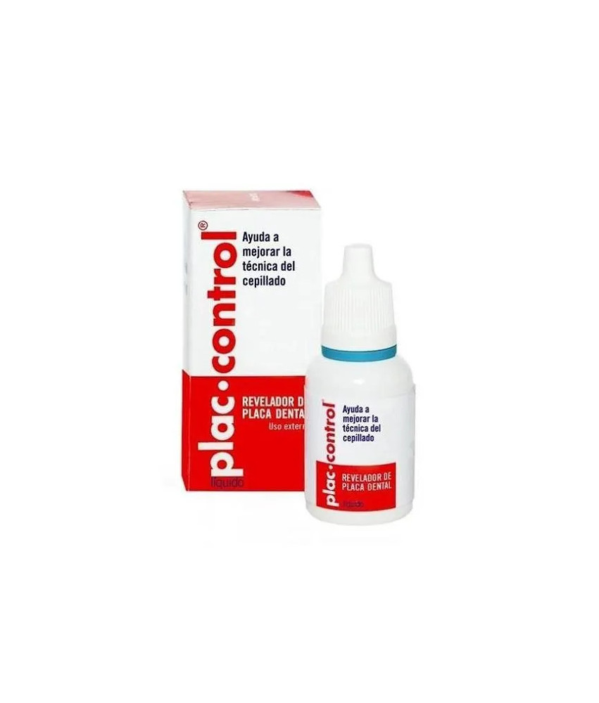 Révélateur de plaque liquide Plac-Control 15ml : Pour une hygiène bucco-dentaire optimale
