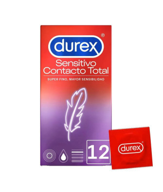 12 préservatifs Durex Sensitivo Contacto Total - Sensations intenses