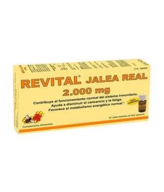 Pharma Otc Revital Royal Jelly 2000 Mg 20 Ampoules: Énergie Naturelle