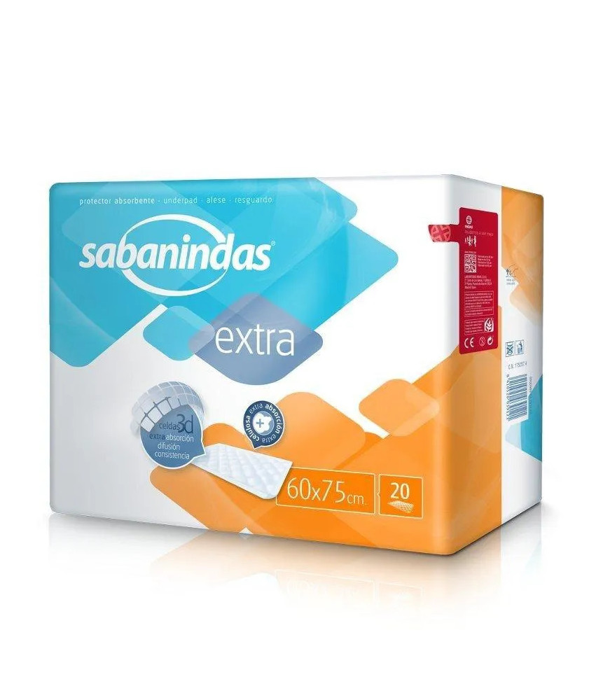 Protections jetables Sabanindas Extra 60x75cm - Pack de 20