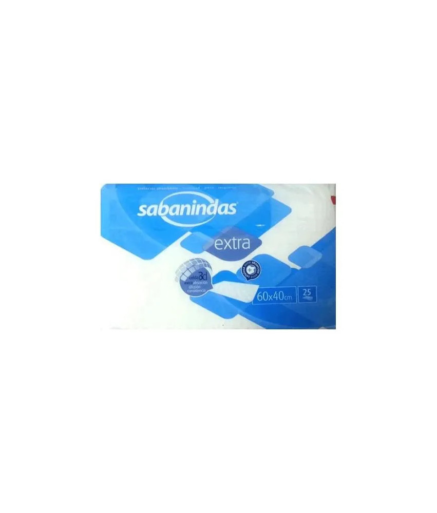 Protège-matelas Sabanindas 60x40cm 25 Uds