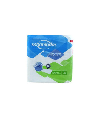 Protégez-vous avec Sabanindas Extra Protect 60x60cm 20 Unidades