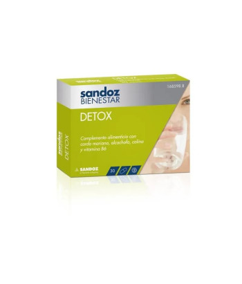 Détox naturelle avec Sandoz Detox 30 Capsules