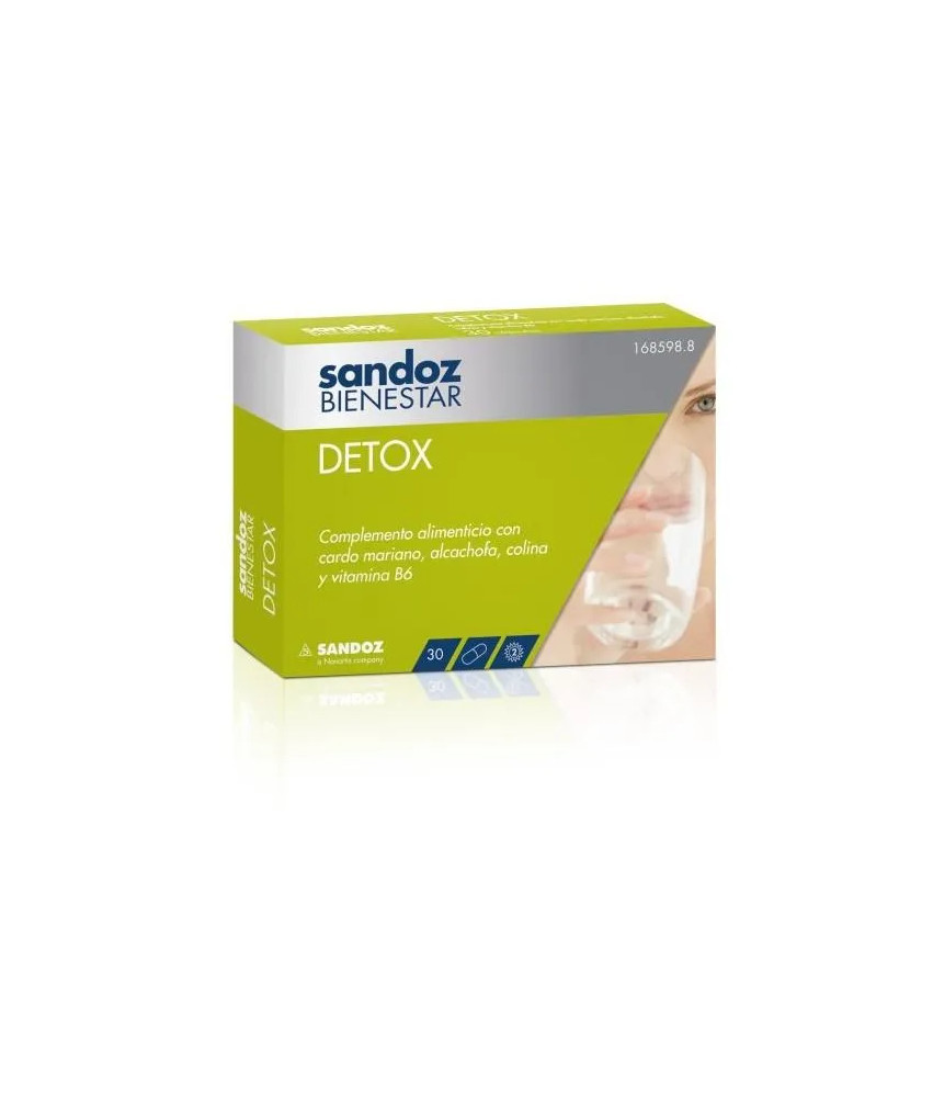Détox naturelle avec Sandoz Detox 30 Capsules