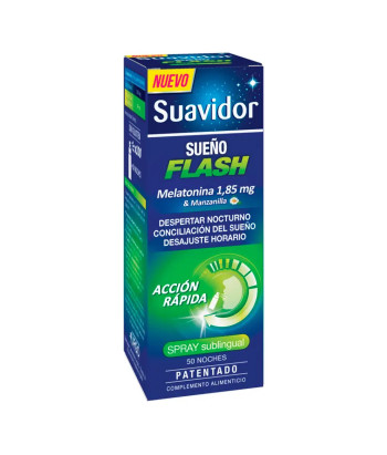 Spray Flash Suavidor Melatonina 20ml - Un Sommeil de Qualité