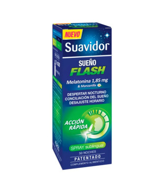Spray Flash Suavidor Melatonina 20ml - Un Sommeil de Qualité
