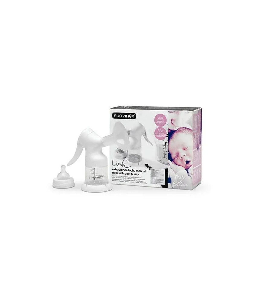 Extracteur de lait manuel Suavinex: confortable et efficace