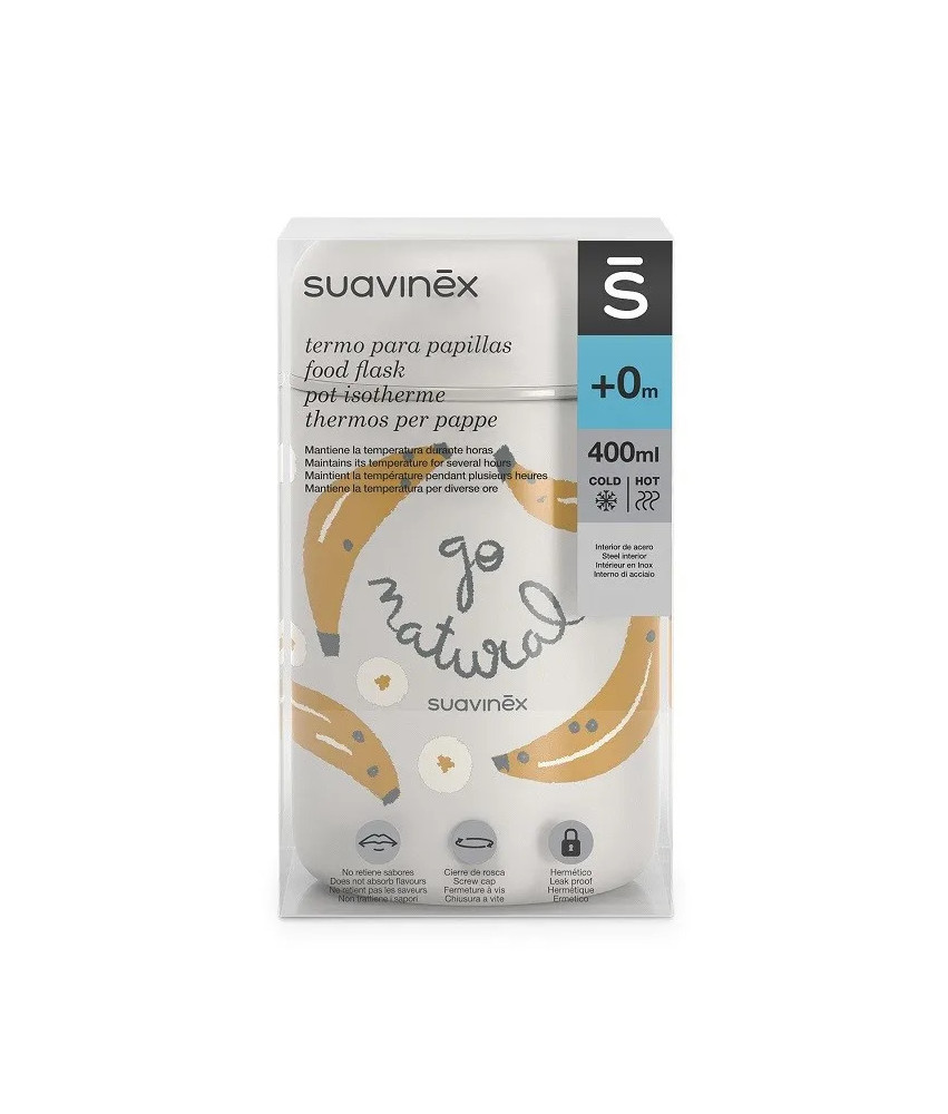 Suavinex™termo pour aliments bébé 350ml: Garde les repas chauds !