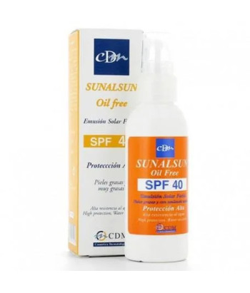 Huile solaire Sunalsun Oil Free SPF40 75ml Cdm - Protection élevée