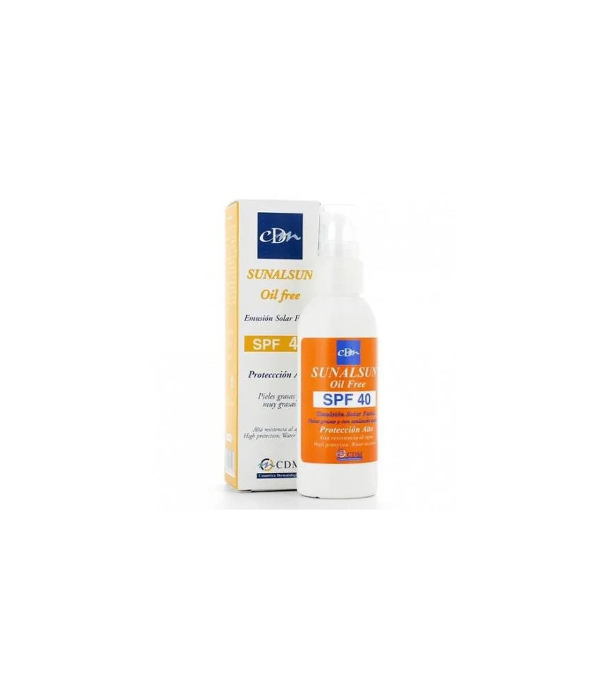 Huile solaire Sunalsun Oil Free SPF40 75ml Cdm - Protection élevée