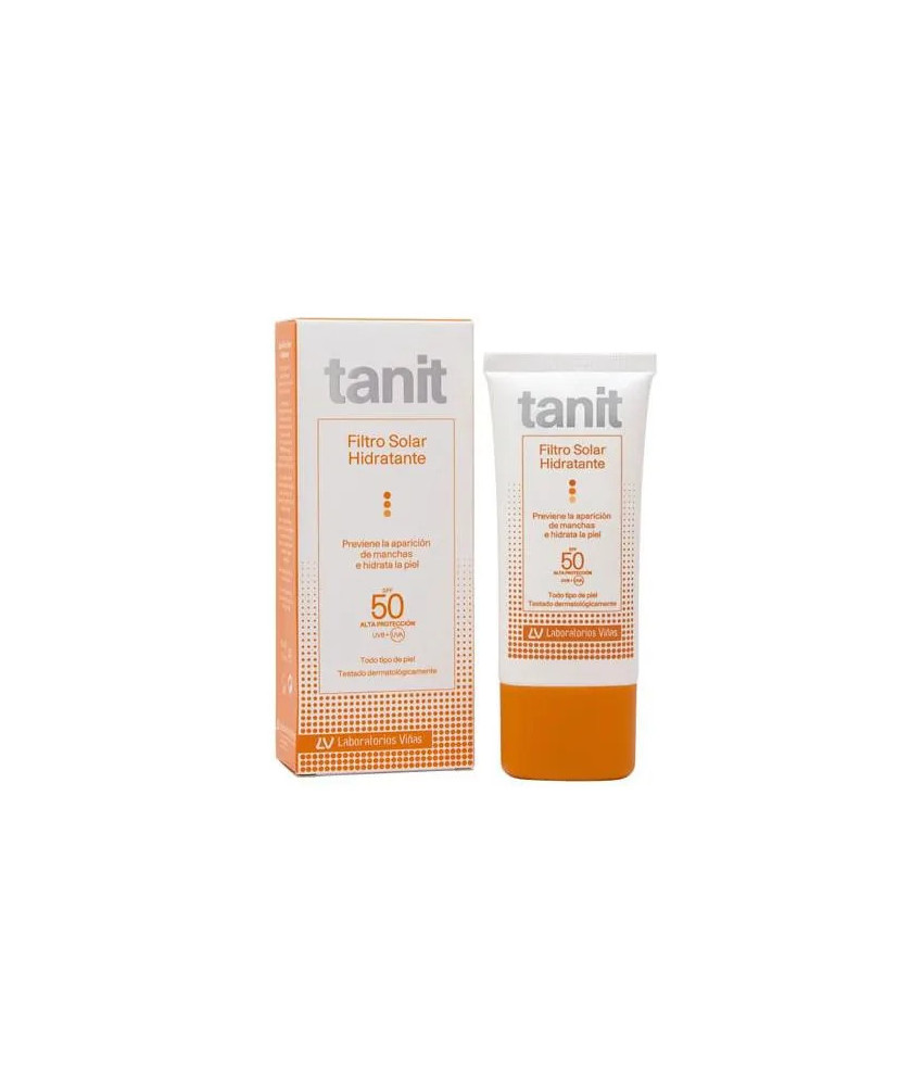 Protection solaire et hydratation avec Laboratorios Viñas Tanit Filtre Solaire Hydratant 50ml
