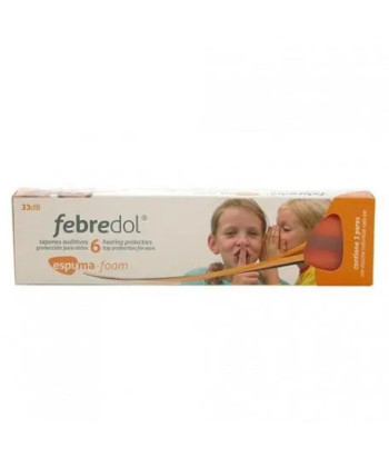 Bouchons d'Oreille en Mousse 6 unités Febredol