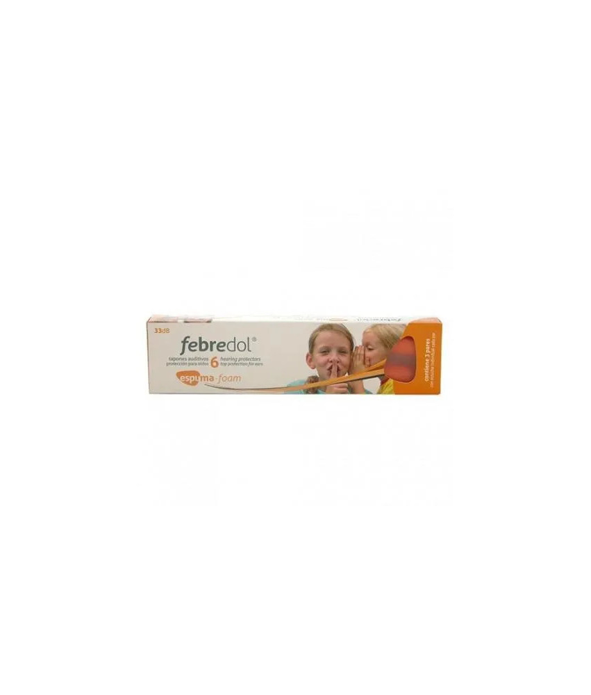 Bouchons d'Oreille en Mousse 6 unités Febredol