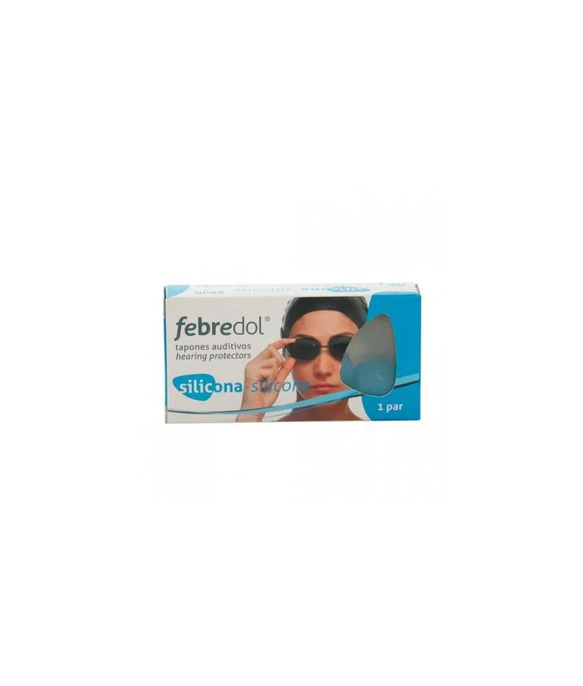 Bouchons d'oreille en silicone Febredol 2 unités