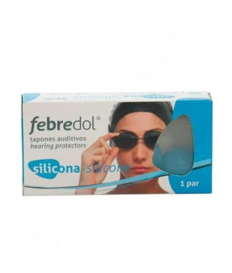 Bouchons d'oreille en silicone Febredol 2 unités