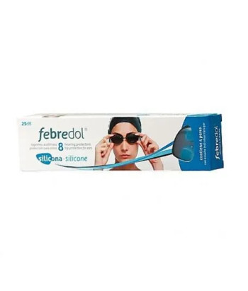 Bouchons d'oreille en silicone 8 unités Febredol
