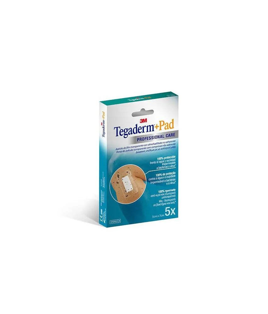 Pansement Tegaderm Pad 5x7 cm - Boîte de 5 ultra pratiques