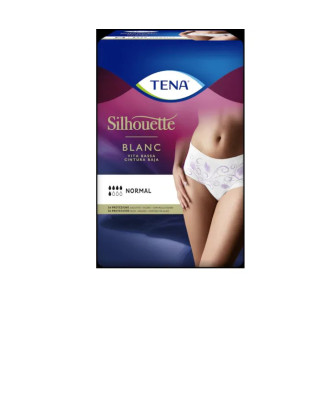 Culottes absorbantes Tena Silhouette Normal Taille G - 10 unités blanches
