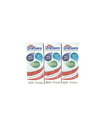 Pack trio Bioral Trioralsuero saveur fraise 3 Brick X 200ml